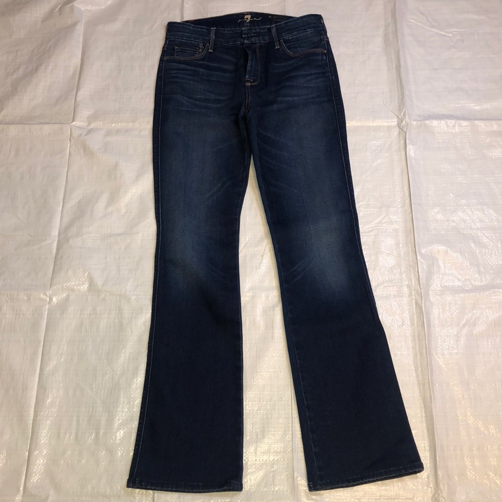 7 FAMK The Skinny Bootcut Jeans Size 27 B1-01